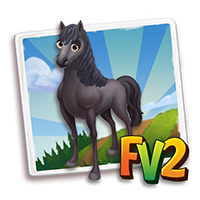 Horse Adult Merens, , Janet just raised a Prized Merens Horse!, Janet has finished training her Prized Merens Horse in FarmVille 2! Grab an extra milk to feed new baby animals! Horse Adult Merens, , Janet just raised a Prized Merens Horse!, Janet has finished training her Prized Merens Horse in FarmVille 2! Grab an extra milk to feed new baby animals!