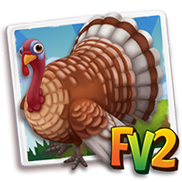 Turkey Adult Jerseybuff, , Gry just raised a Prized Jersey Buff Turkey!, Gry has finished training her Prized Jersey Buff Turkey in FarmVille 2! Grab an extra milk to feed new baby animals!